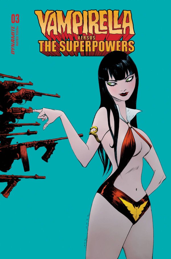 Vampirella versus the Superpowers #3 cover