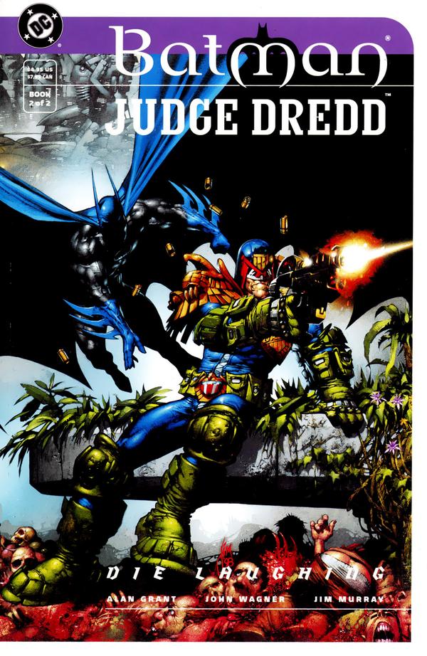 Batman / Judge Dredd: Die Laughing #2 cover