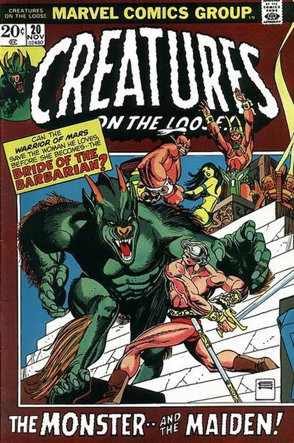 Creatures on the Loose #20 cover