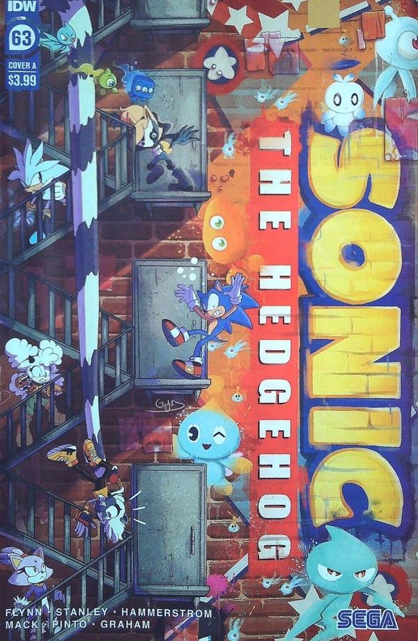Sonic the Hedgehog #63 cover
