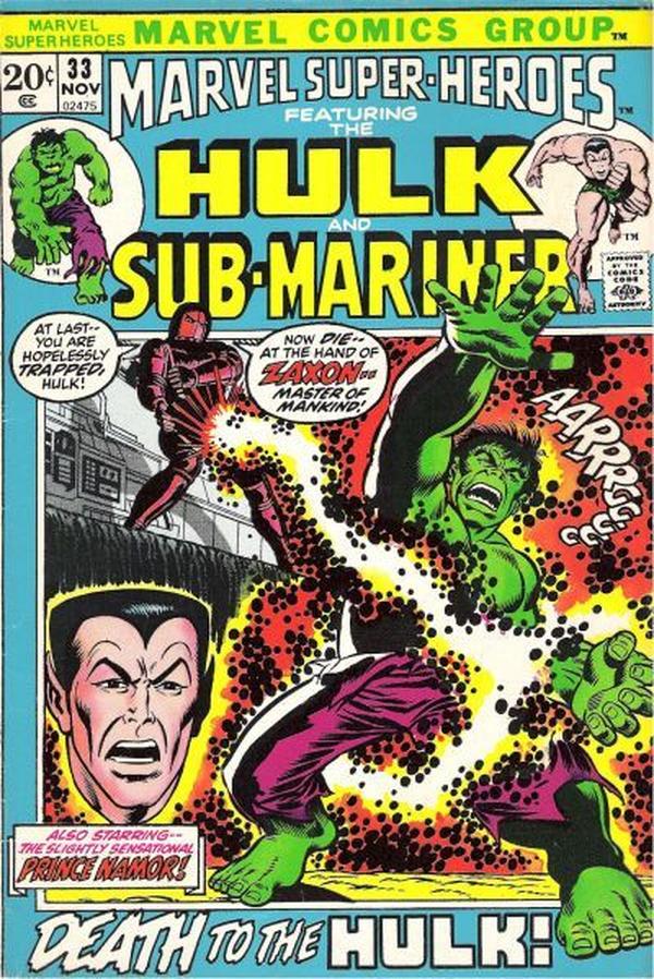 Marvel Super-Heroes #33 cover