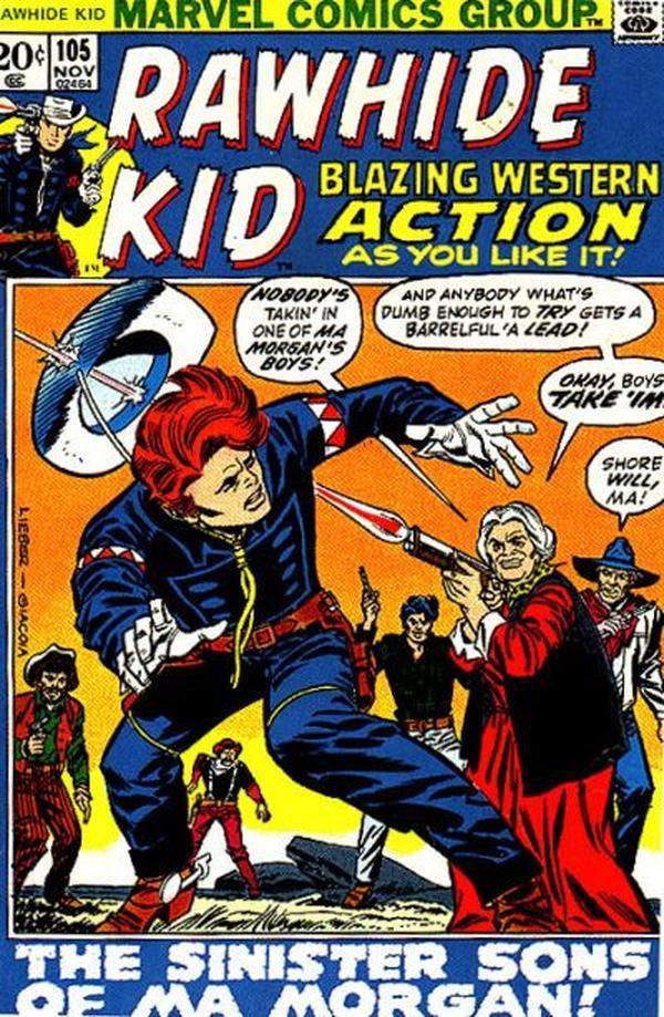 The Rawhide Kid #105 cover