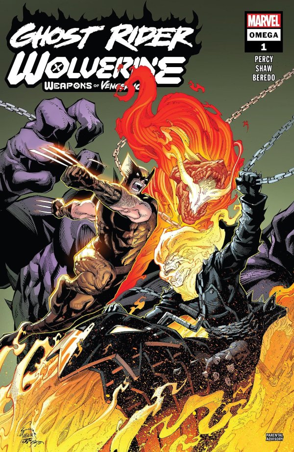 Ghost Rider / Wolverine: Weapons of Vengeance Omega #1 cover