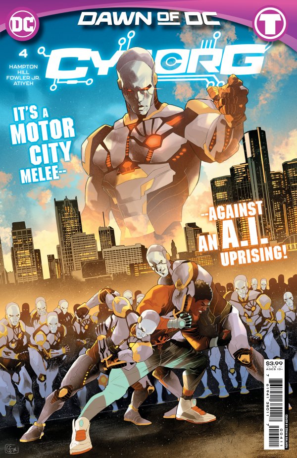 Cyborg #4 cover