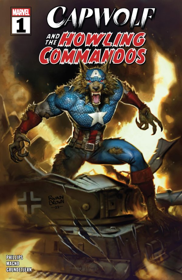 Capwolf & the Howling Commandos #1 cover