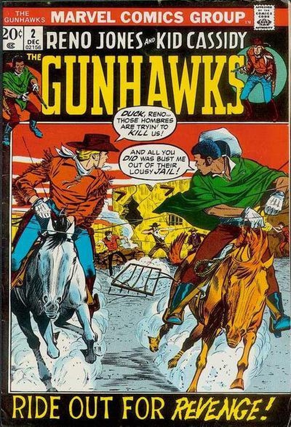 Gunhawks #2 cover