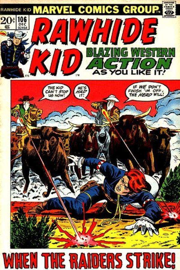 The Rawhide Kid #106 cover