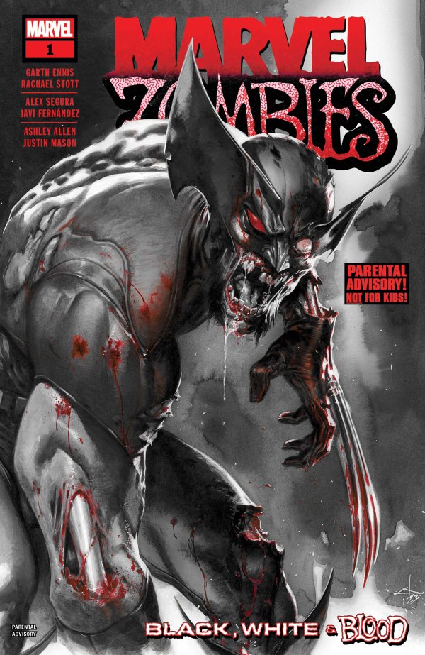 Marvel Zombies: Black, White & Blood #1 cover