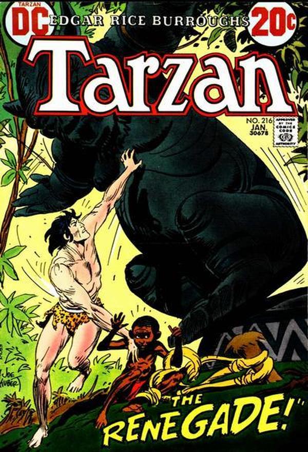 Tarzan #216 cover