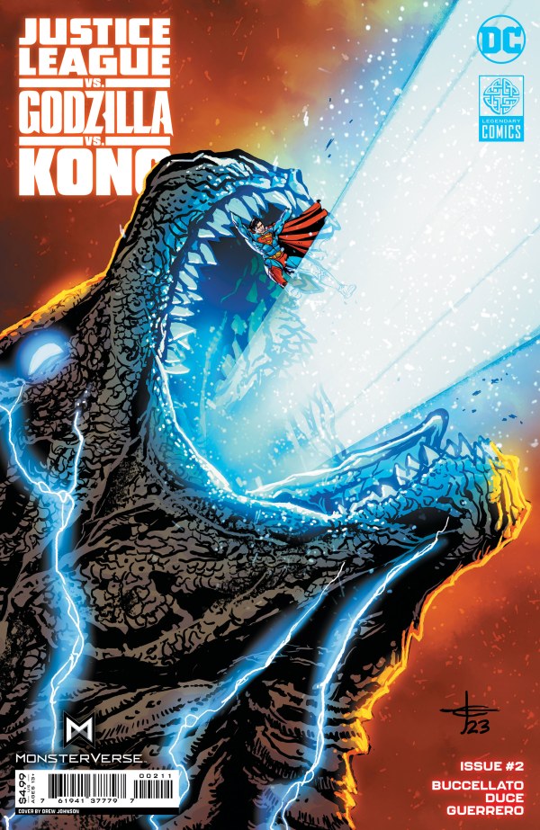 Justice League vs. Godzilla vs. Kong #2 cover