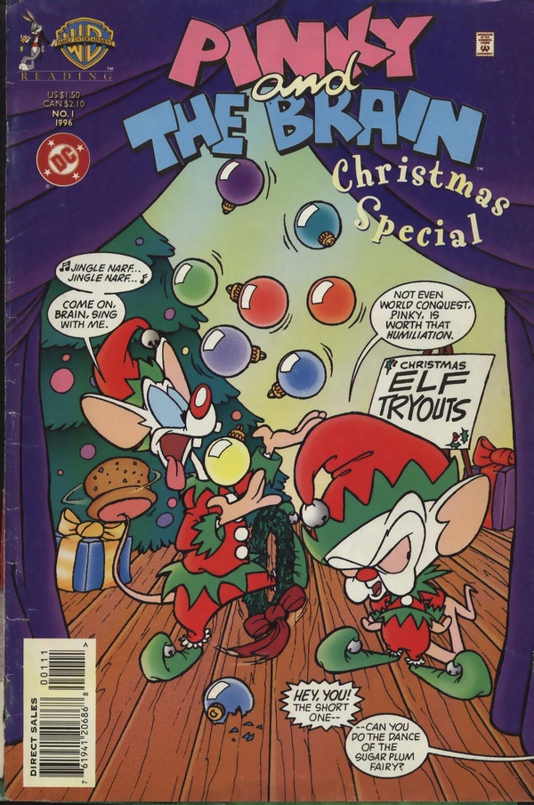 Pinky and the Brain Christmas Special #1 cover
