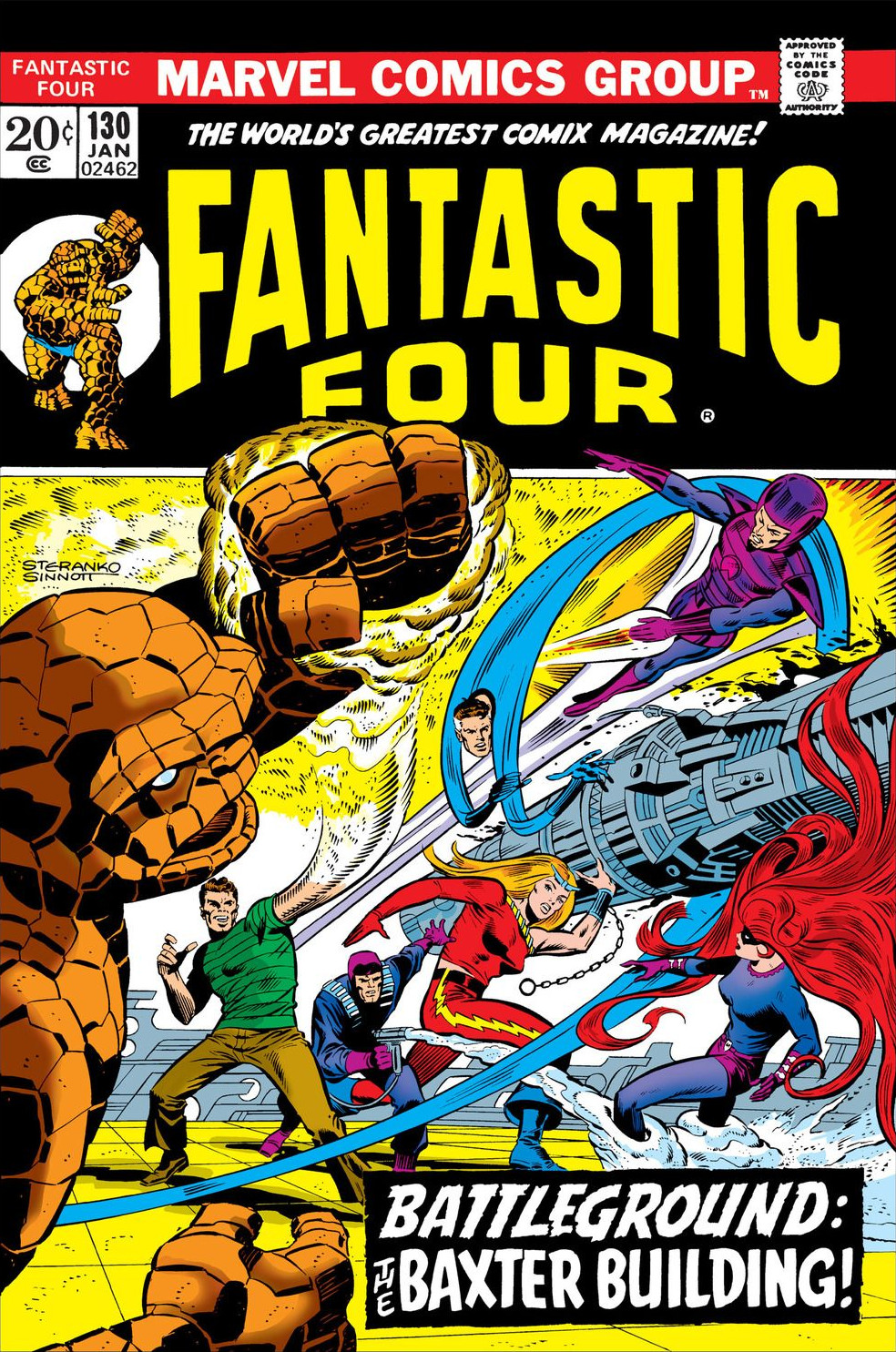Fantastic Four #130 cover