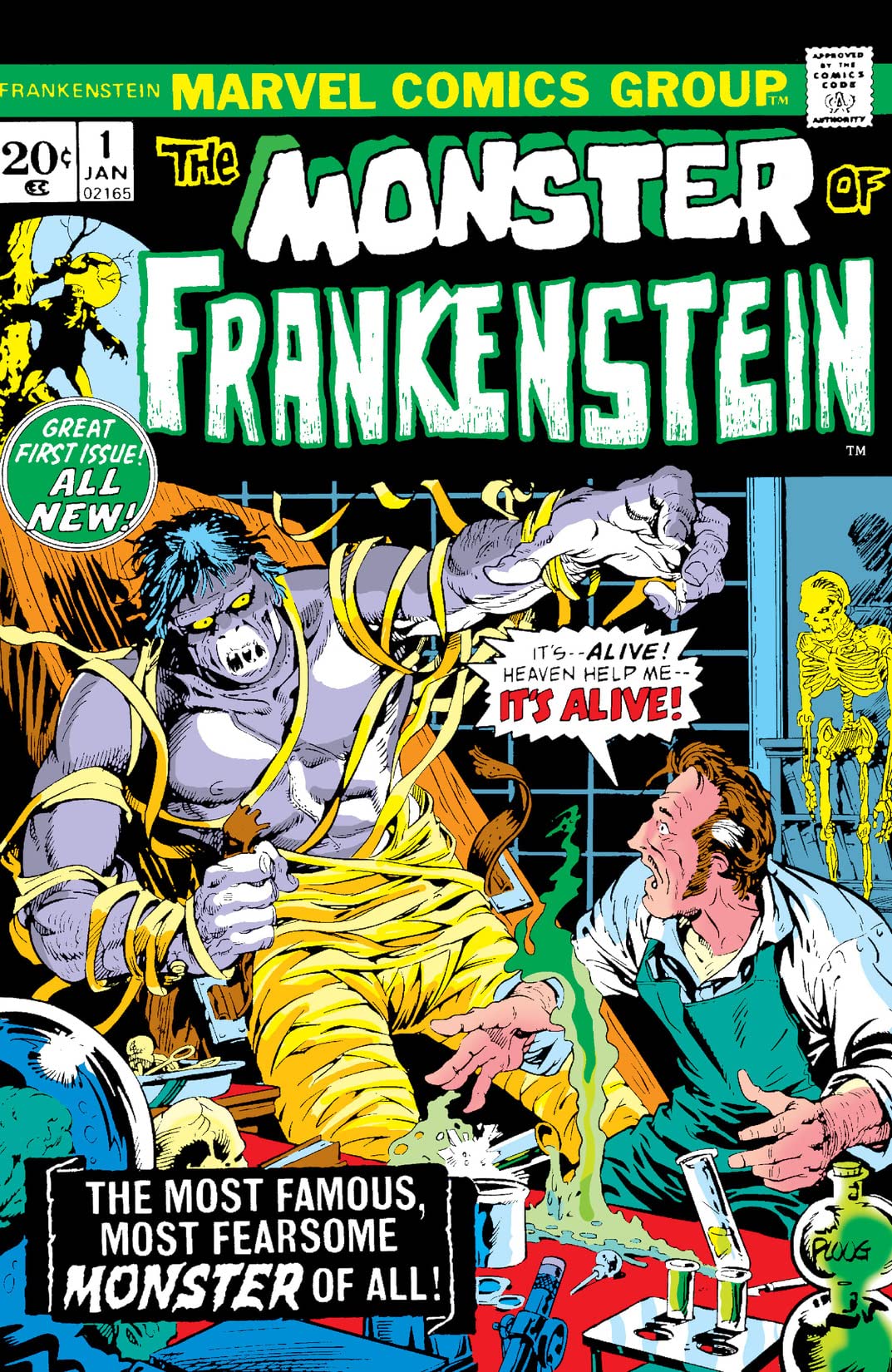 Frankenstein #1 cover