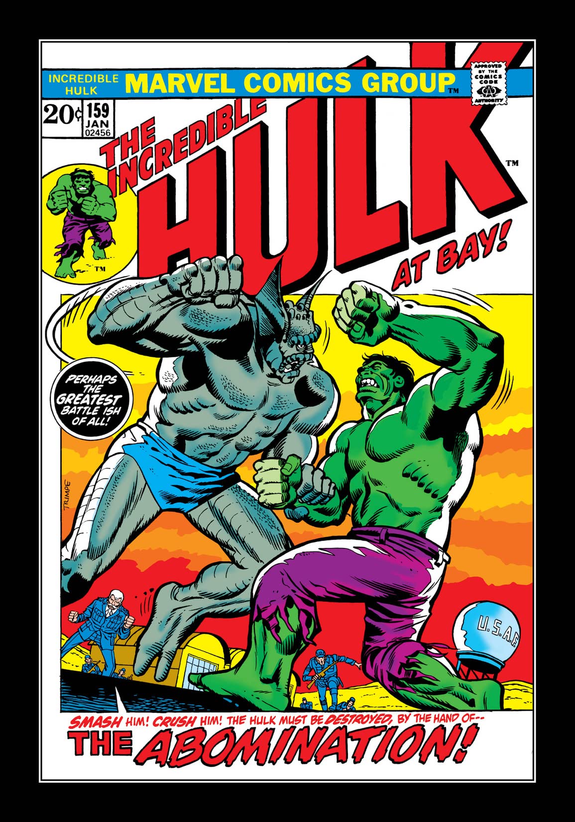 The Incredible Hulk #159 cover