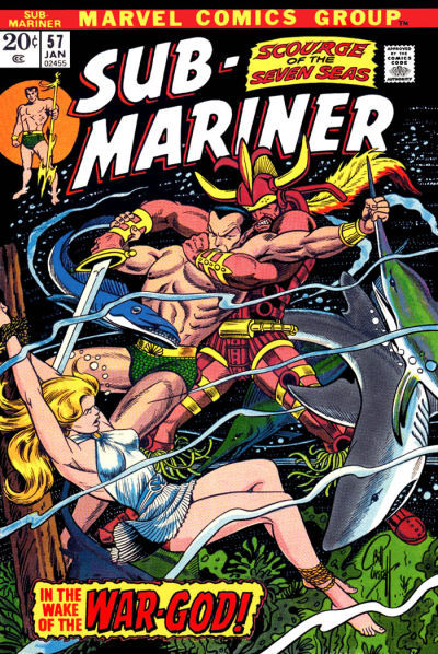 Sub-Mariner #57 cover