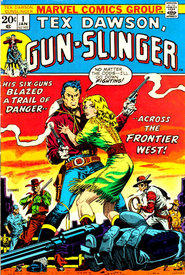 Tex Dawson, Gun-Slinger #1 cover