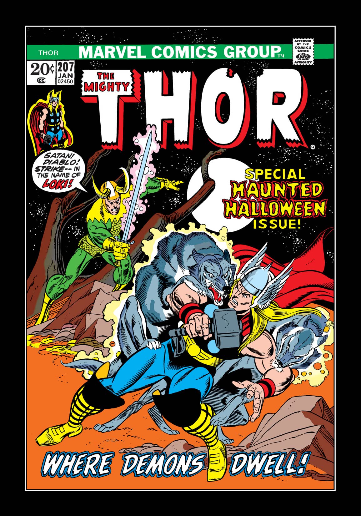 Thor #207 cover