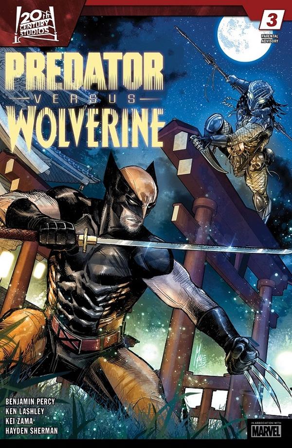Predator vs. Wolverine #3 cover
