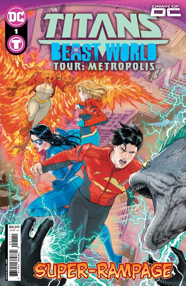Titans: Beast World Tour: Metropolis #1 cover