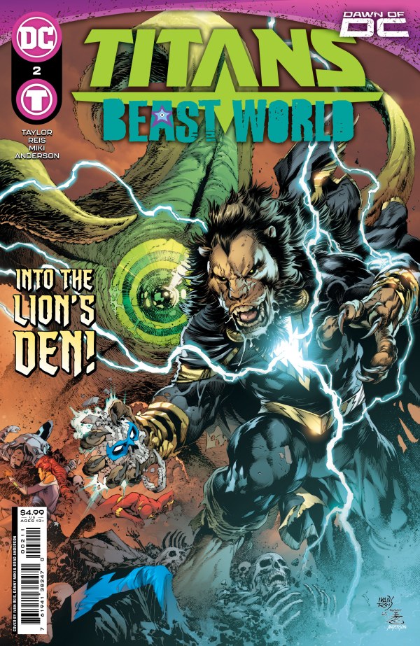 Titans: Beast World #2 cover