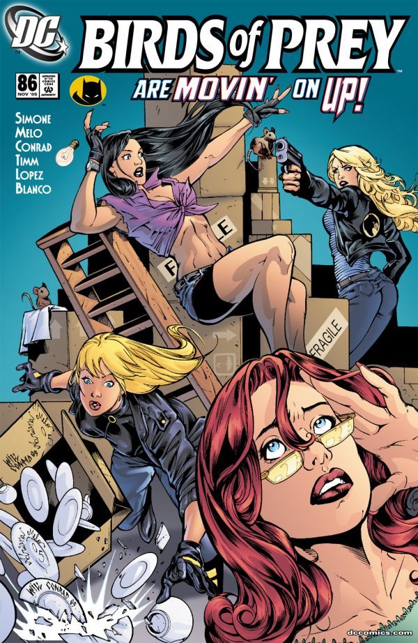 Birds of Prey #86 cover