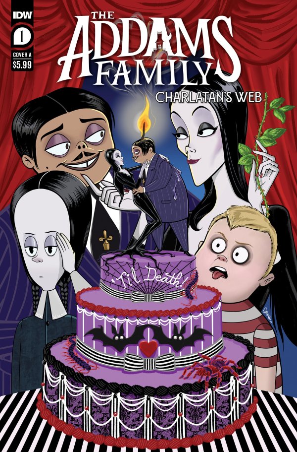The Addams Family: Charlatan's Web #1 cover