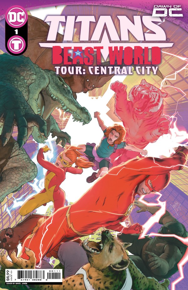 Titans: Beast World Tour: Central City #1 cover