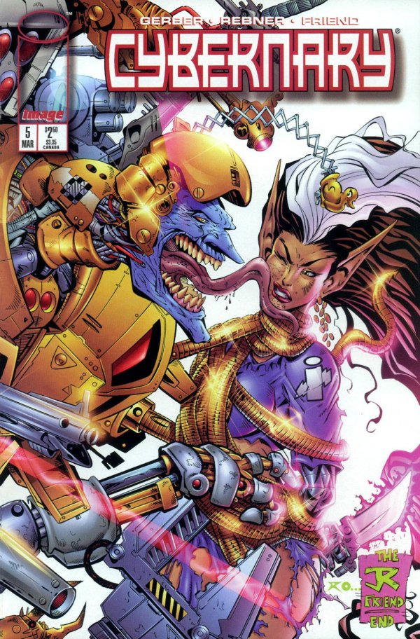 Cybernary #5 cover