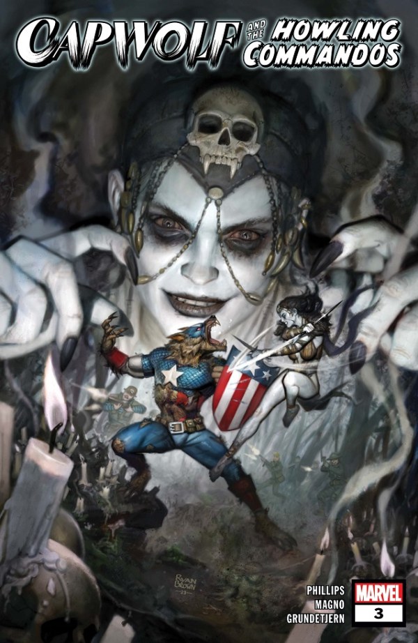Capwolf & the Howling Commandos #3 cover