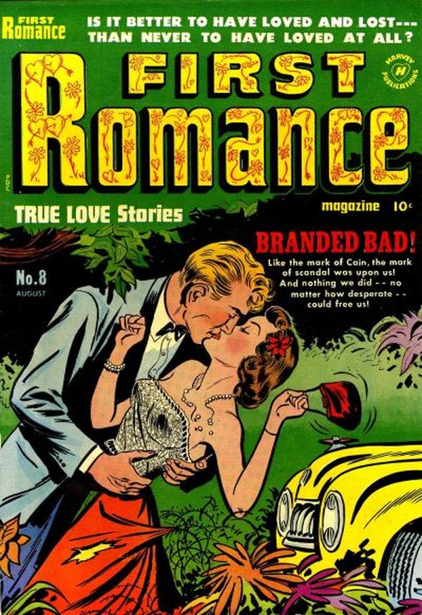 First Romance Magazine #8 cover