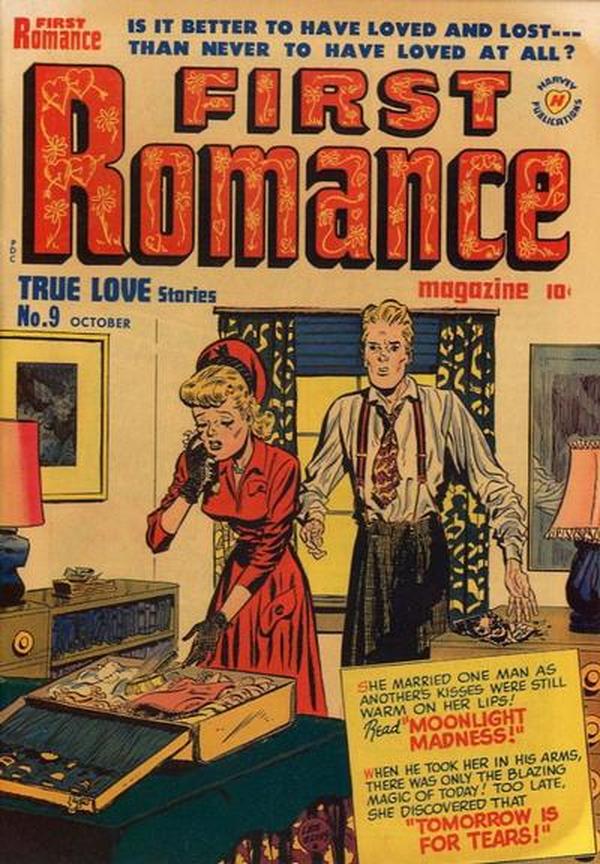 First Romance Magazine #9 cover