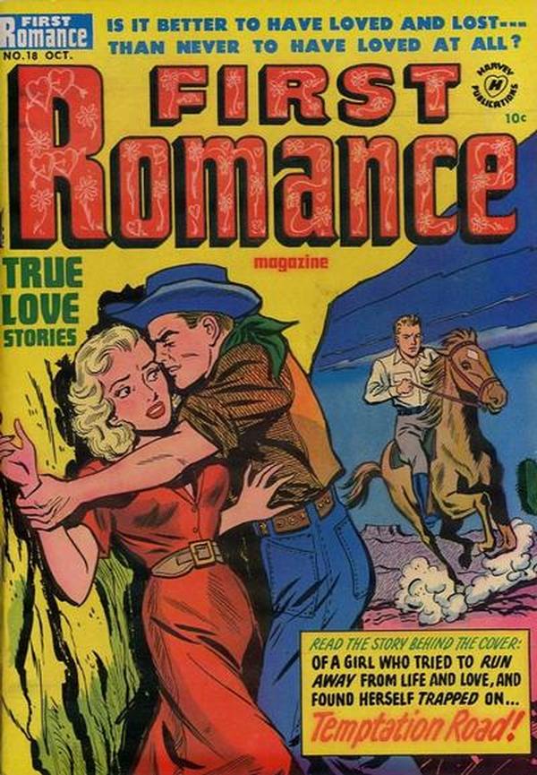 First Romance Magazine #18 cover
