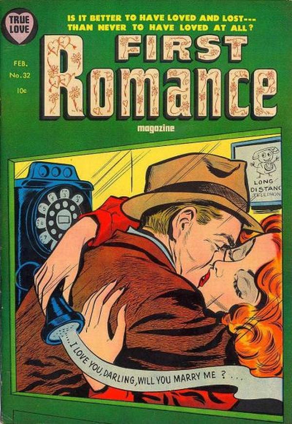 First Romance Magazine #32 cover