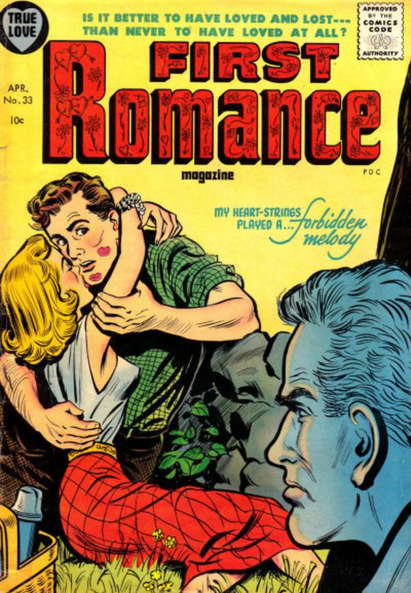 First Romance Magazine #33 cover