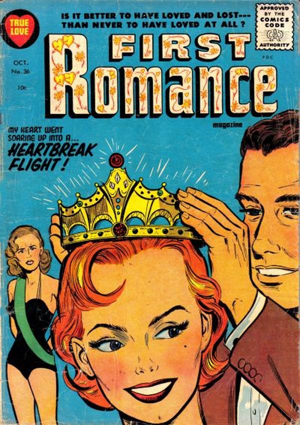 First Romance Magazine #36 cover