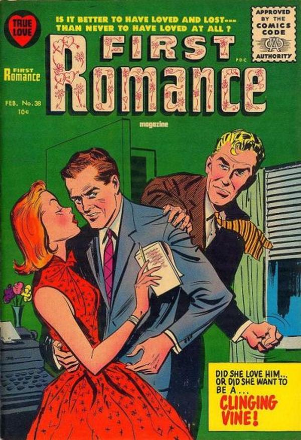First Romance Magazine #38 cover