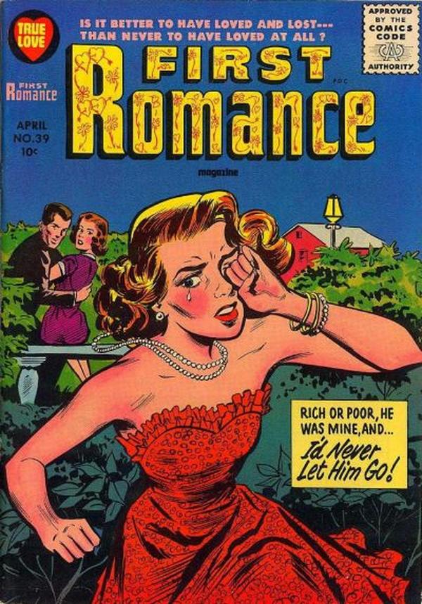 First Romance Magazine #39 cover
