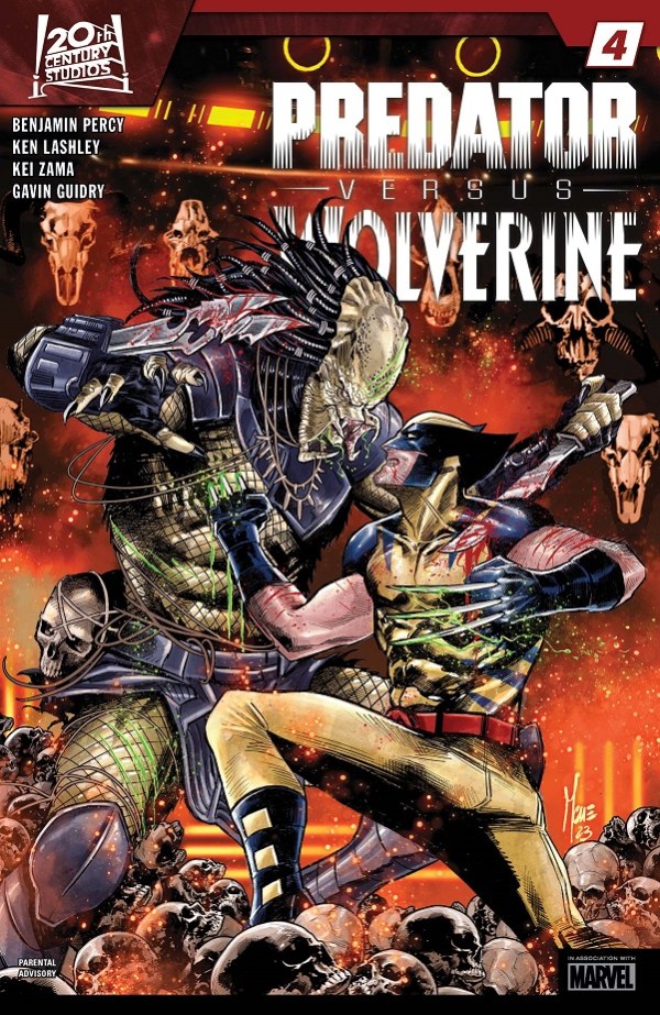Predator vs. Wolverine #4 cover