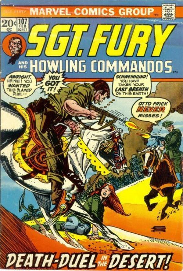 Sgt. Fury #107 cover