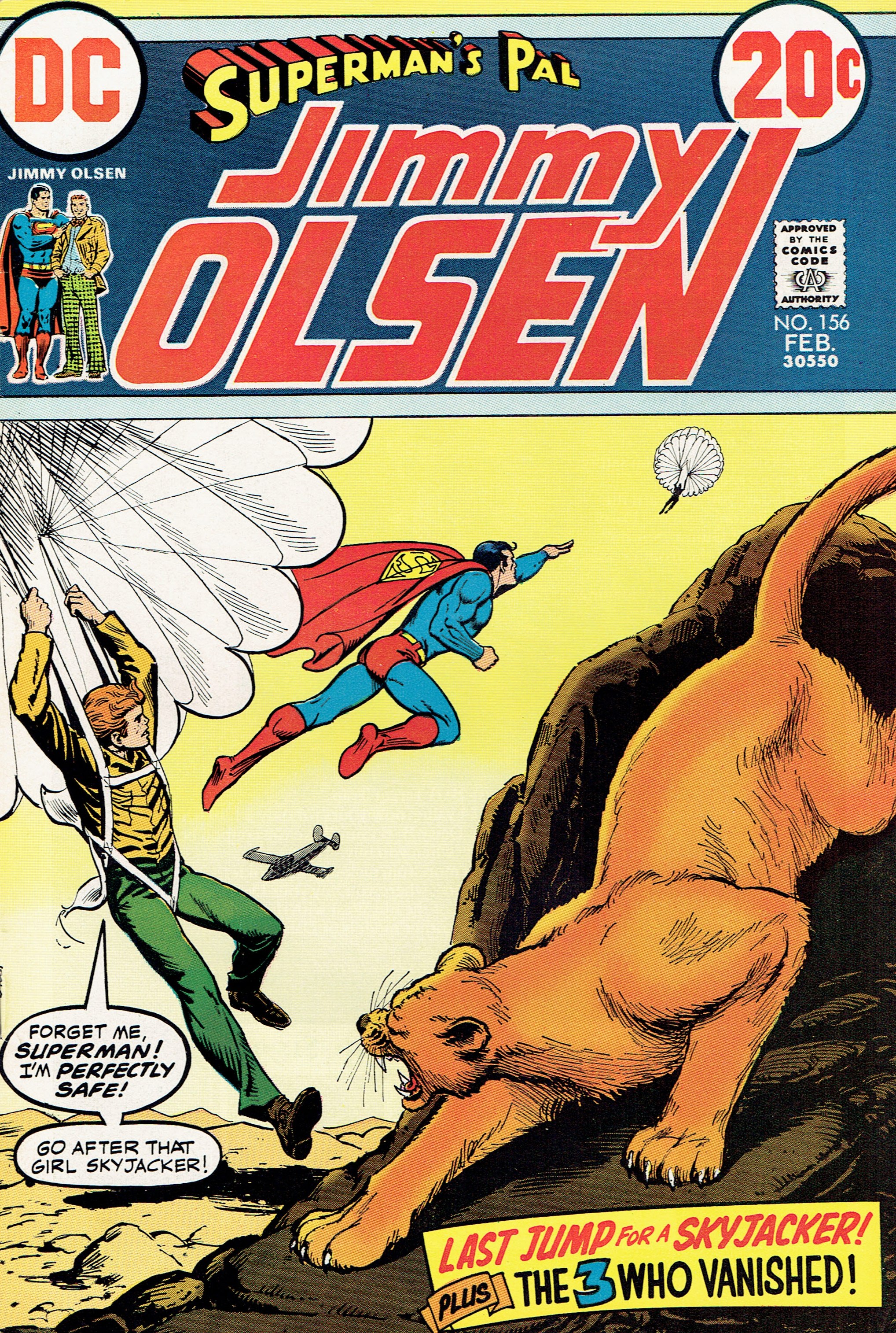 Superman's Pal, Jimmy Olsen #156 cover