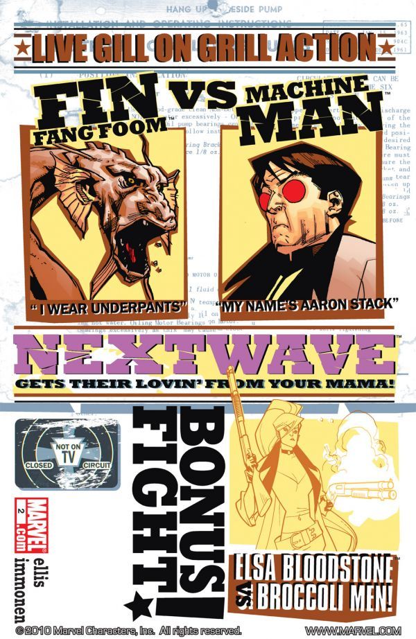 Nextwave: Agents of H.A.T.E. #2 cover