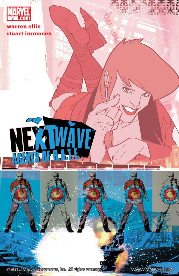 Nextwave: Agents of H.A.T.E. #3 cover