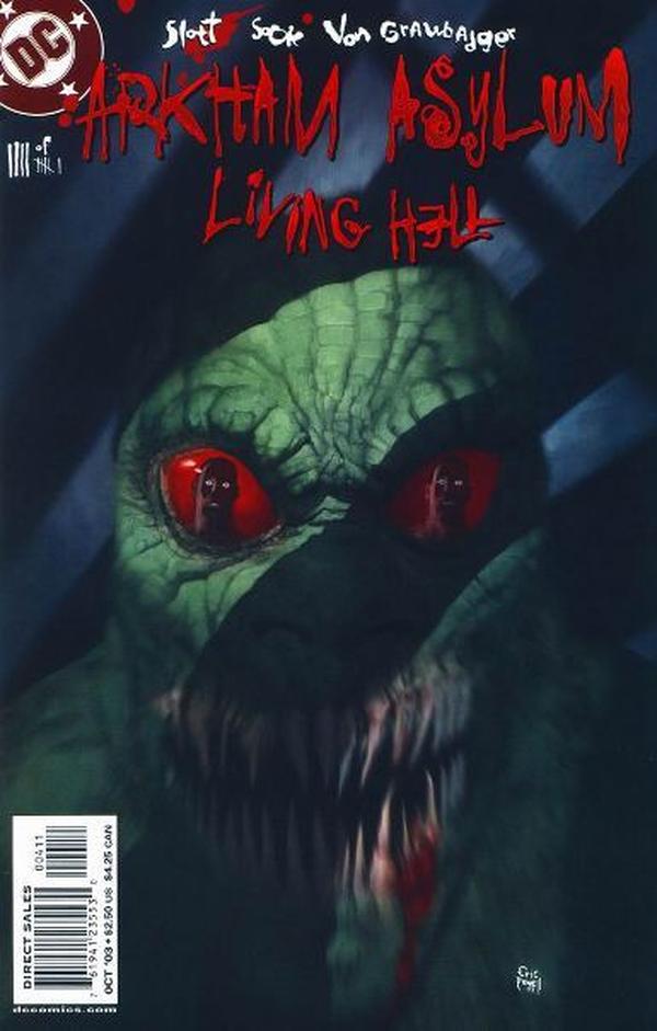 Arkham Asylum: Living Hell #4 cover