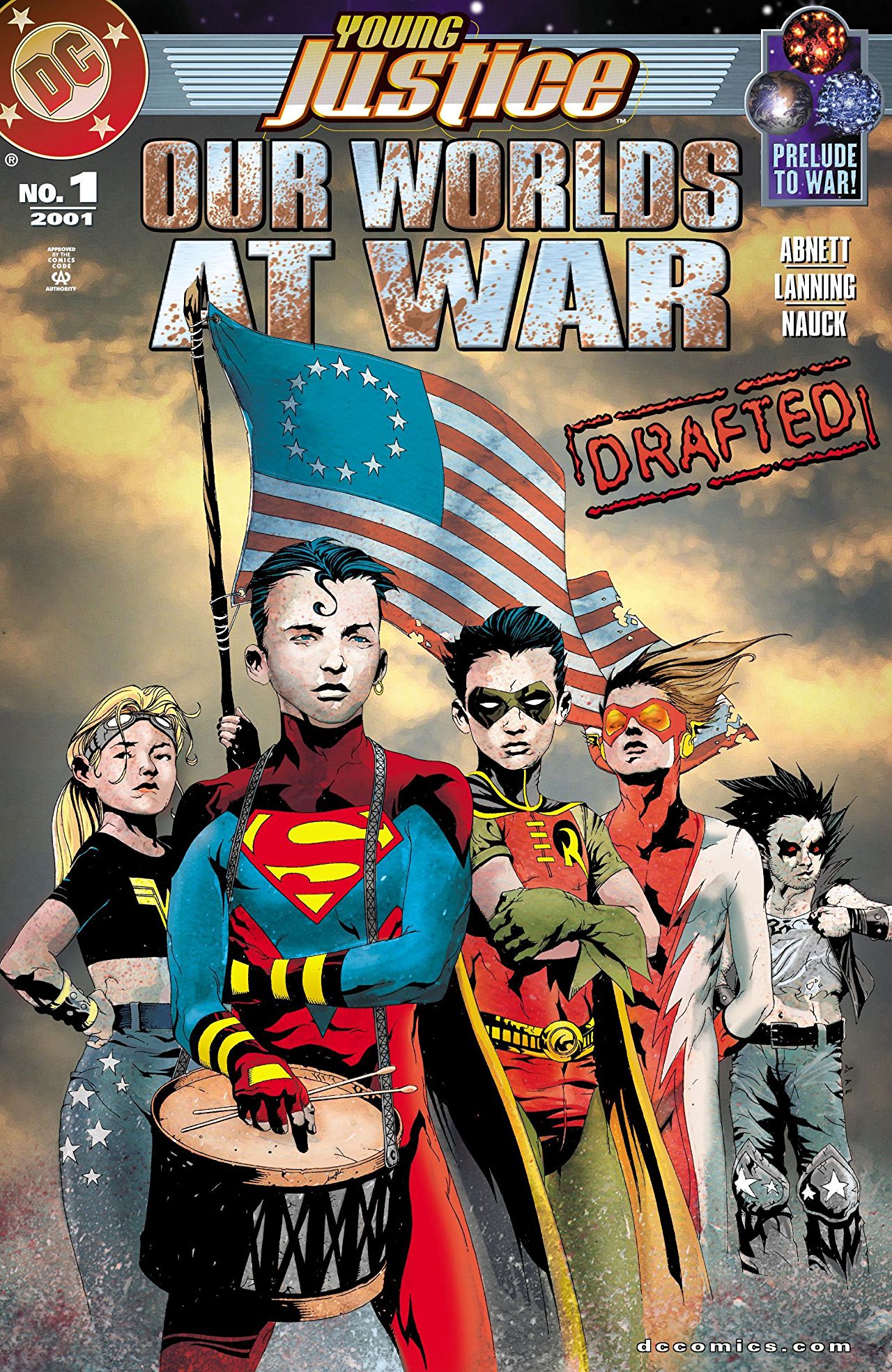 Young Justice: Our Worlds at War #1 cover