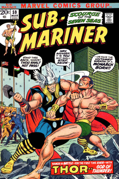 Sub-Mariner #59 cover