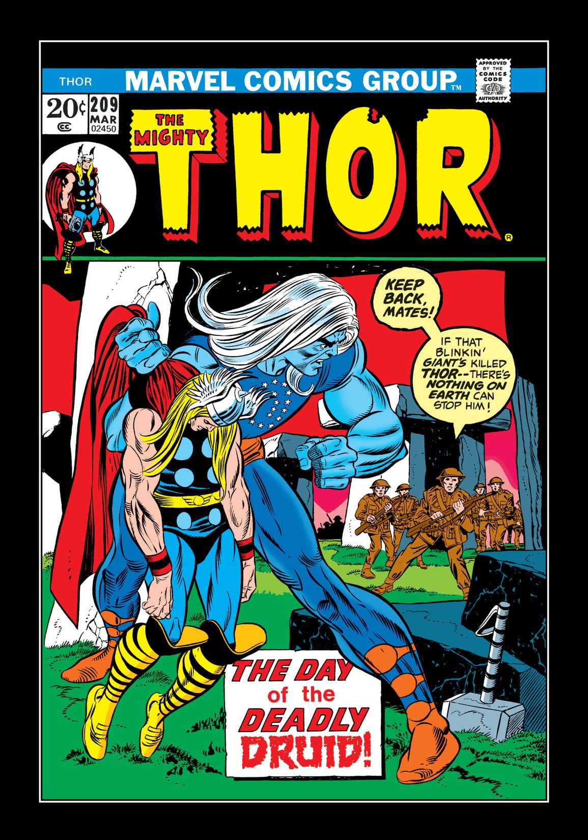 Thor #209 cover