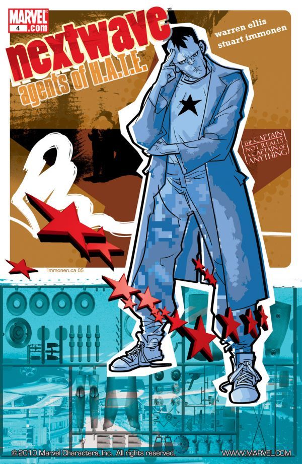 Nextwave: Agents of H.A.T.E. #4 cover