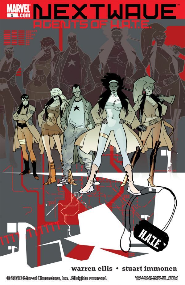 Nextwave: Agents of H.A.T.E. #5 cover