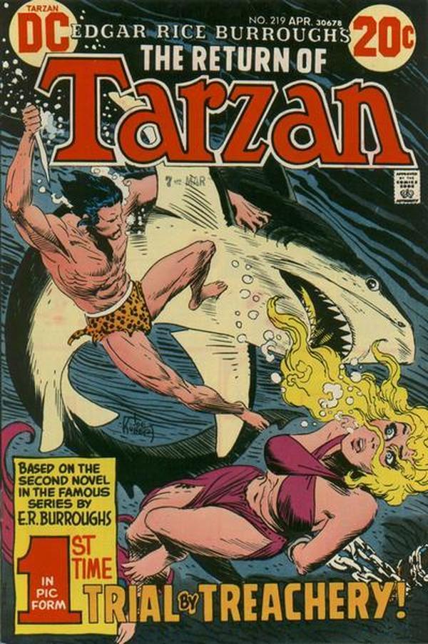 Tarzan #219 cover