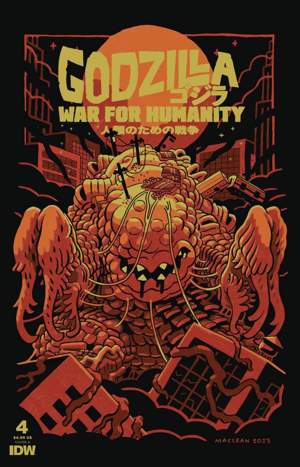 Godzilla: War for Humanity #4 cover